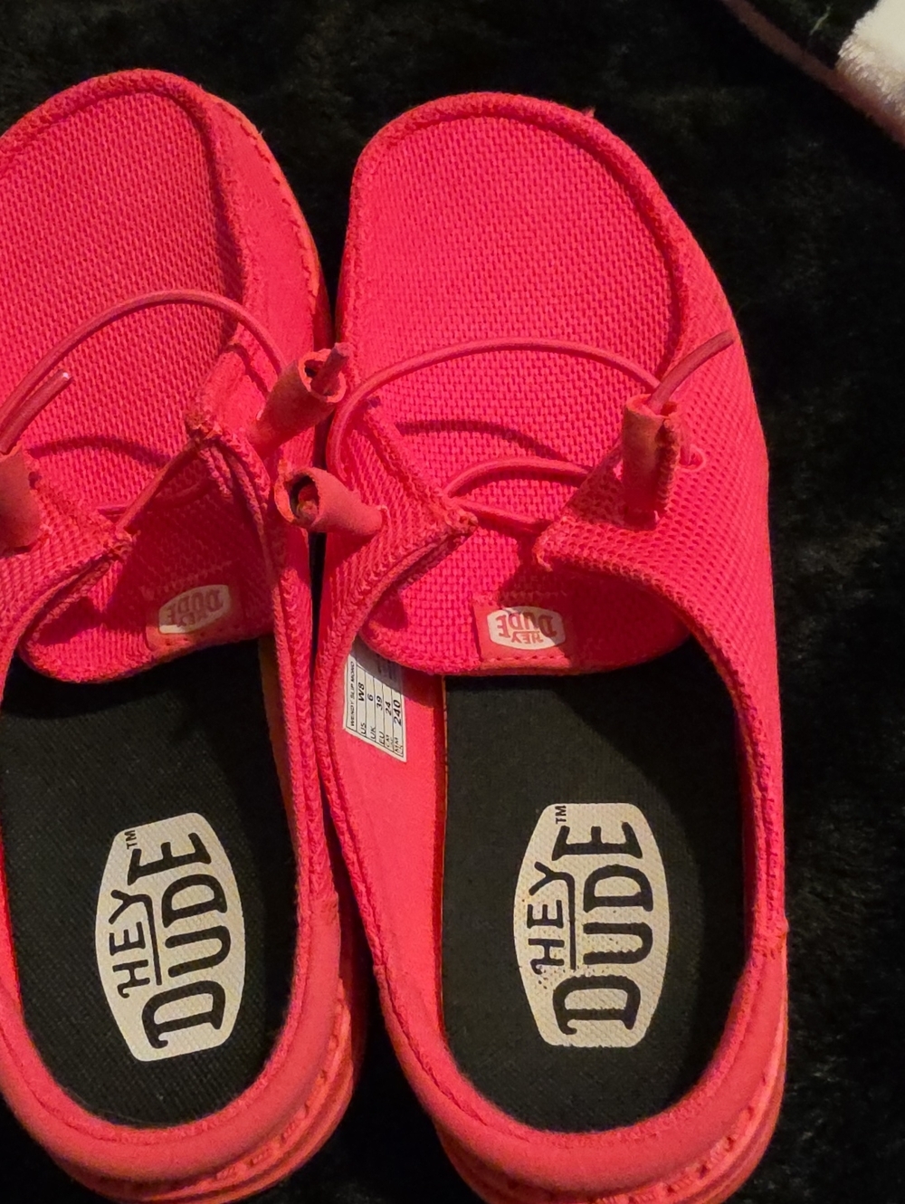 Hey Dude Women's Hot Pink Slip-On Moccasins